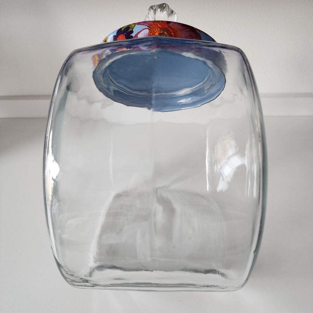 Mackenzie-Childs Wildflowers Enamel Cookie Jar - Picture 4 of 13